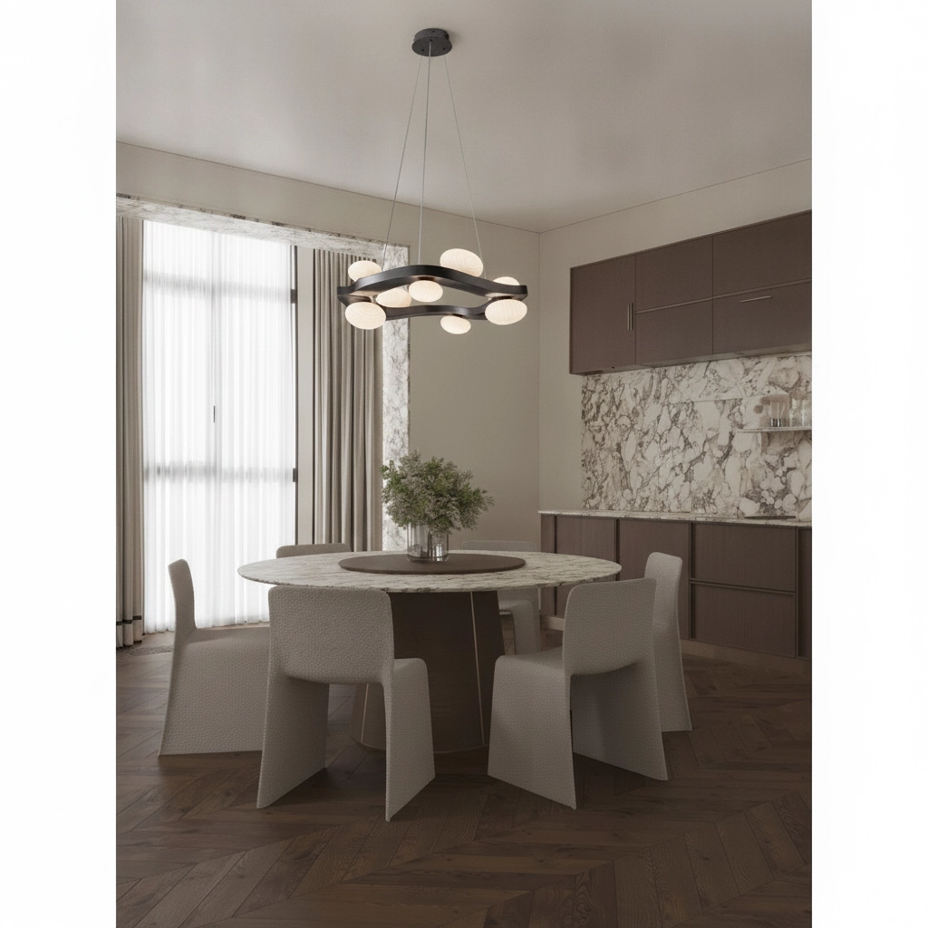 Design pendant lamp Severo black and white