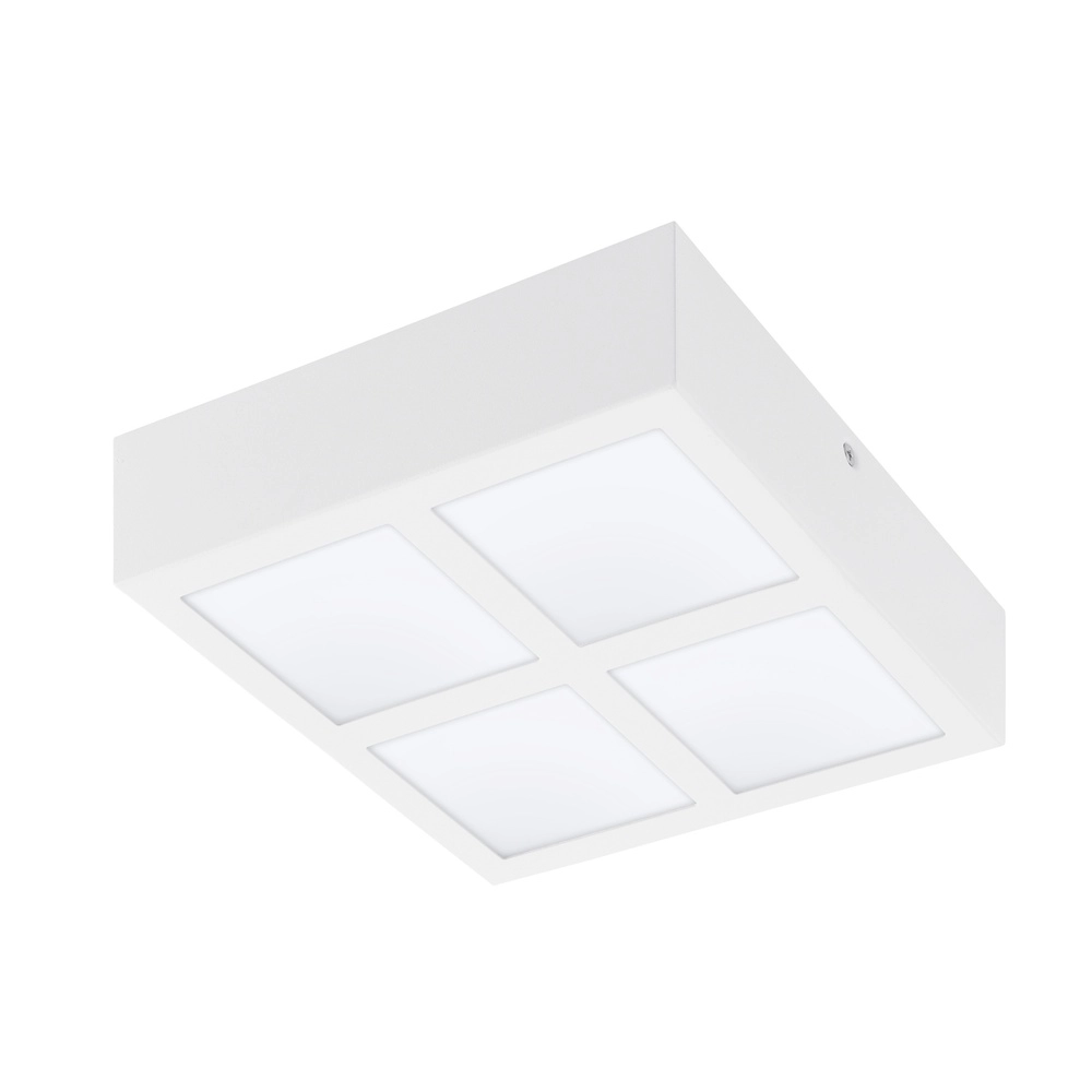 Modern ceiling lamp Colegio square white