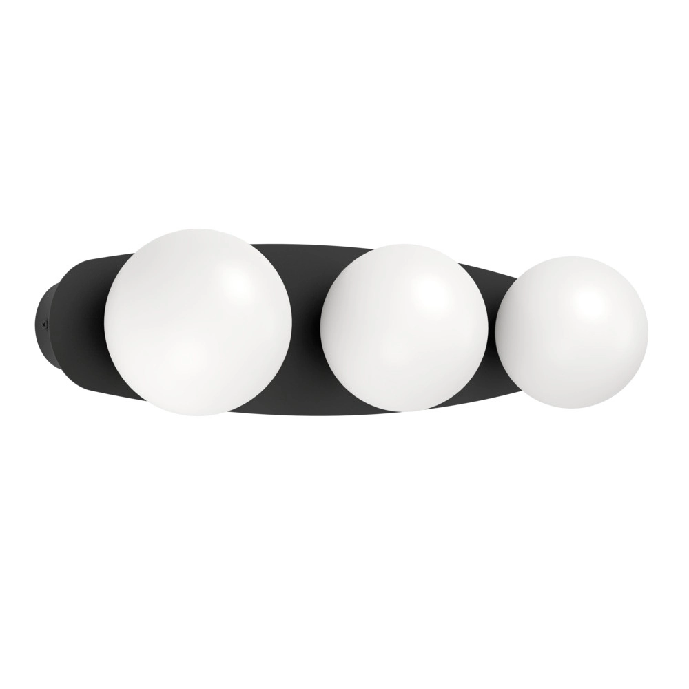 Ceiling lamp Castrovido 3-light black