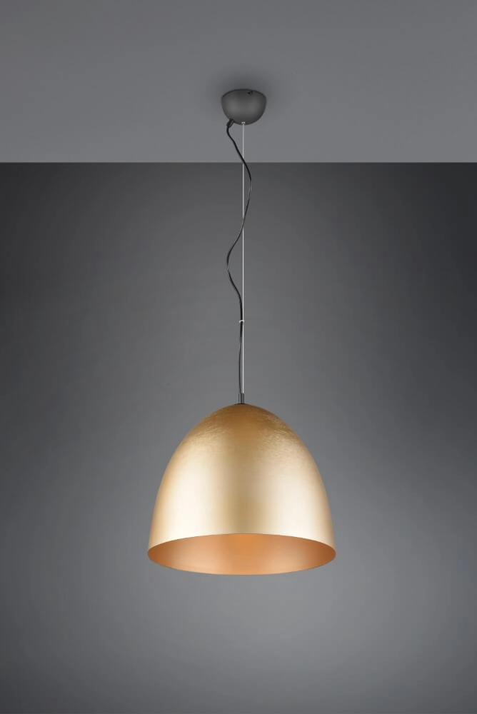 Golden pendant lamp Tilda Ø 40cm Trio 4017807522372