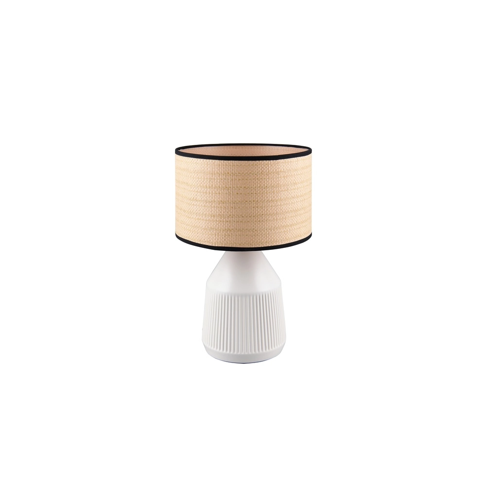 Table lamp Formentera Ø 28cm white Trio 4017807680126