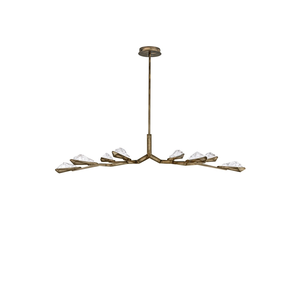 Antique pendant lamp Greta antique brass 172.5cm Lyora 5212063500341