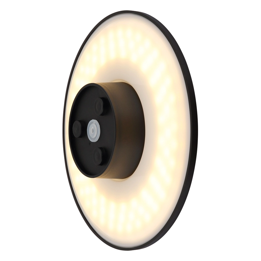 Sleek wall lamp Lamont Black Globo 9007371507733