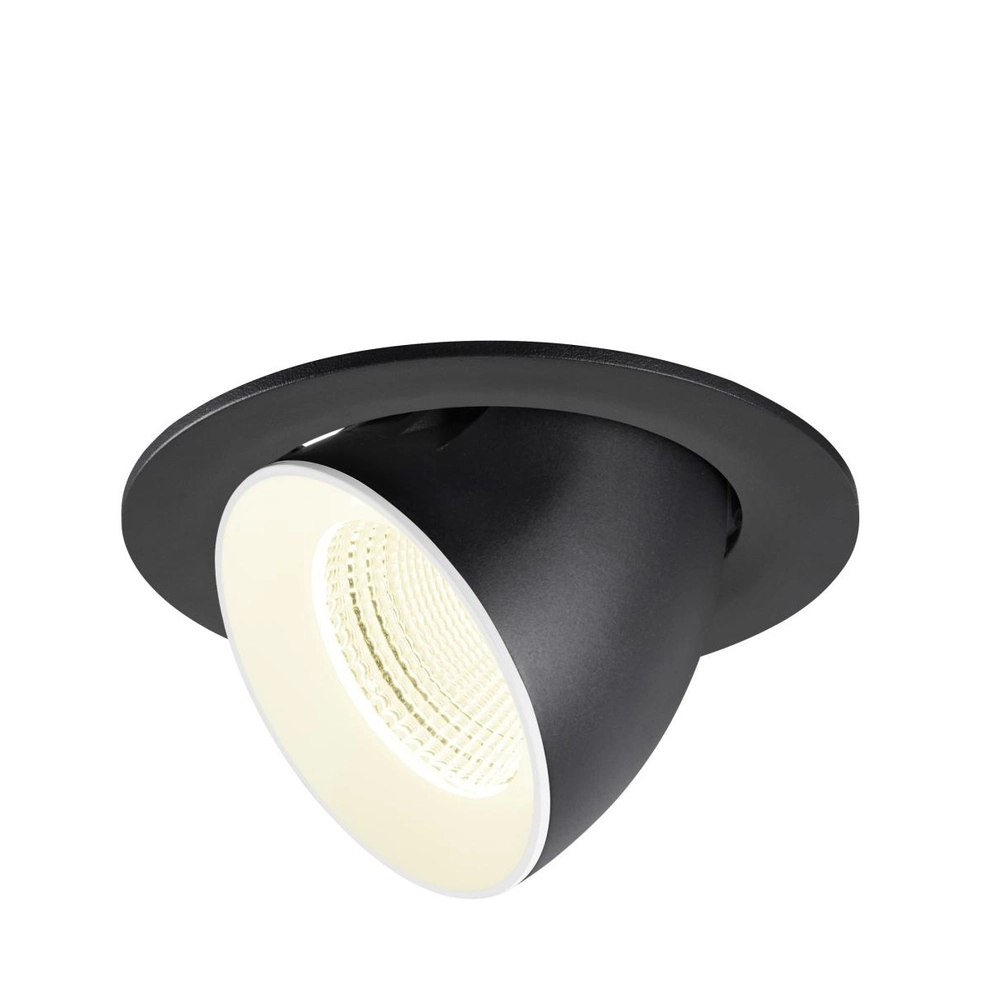 Recessed spotlight Numinos Gimble L black/white 4000K - 55deg