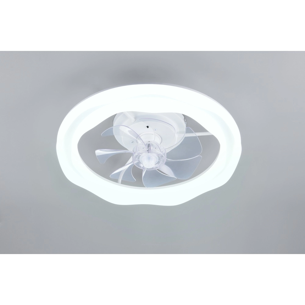 White fan Skaulo design Ø 50cm Trio 4017807698831