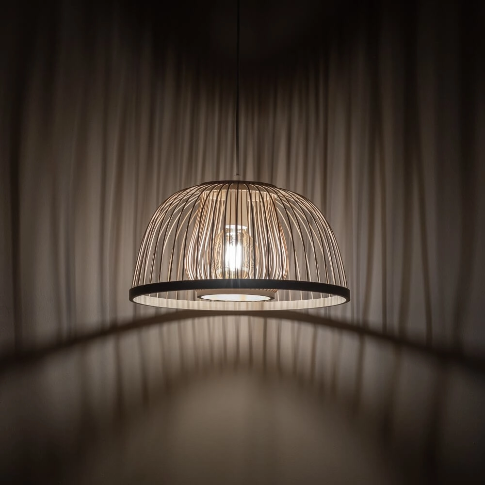 Natural pendant lamp Krabi rattan Ø 40cm Lyora 5903139111584
