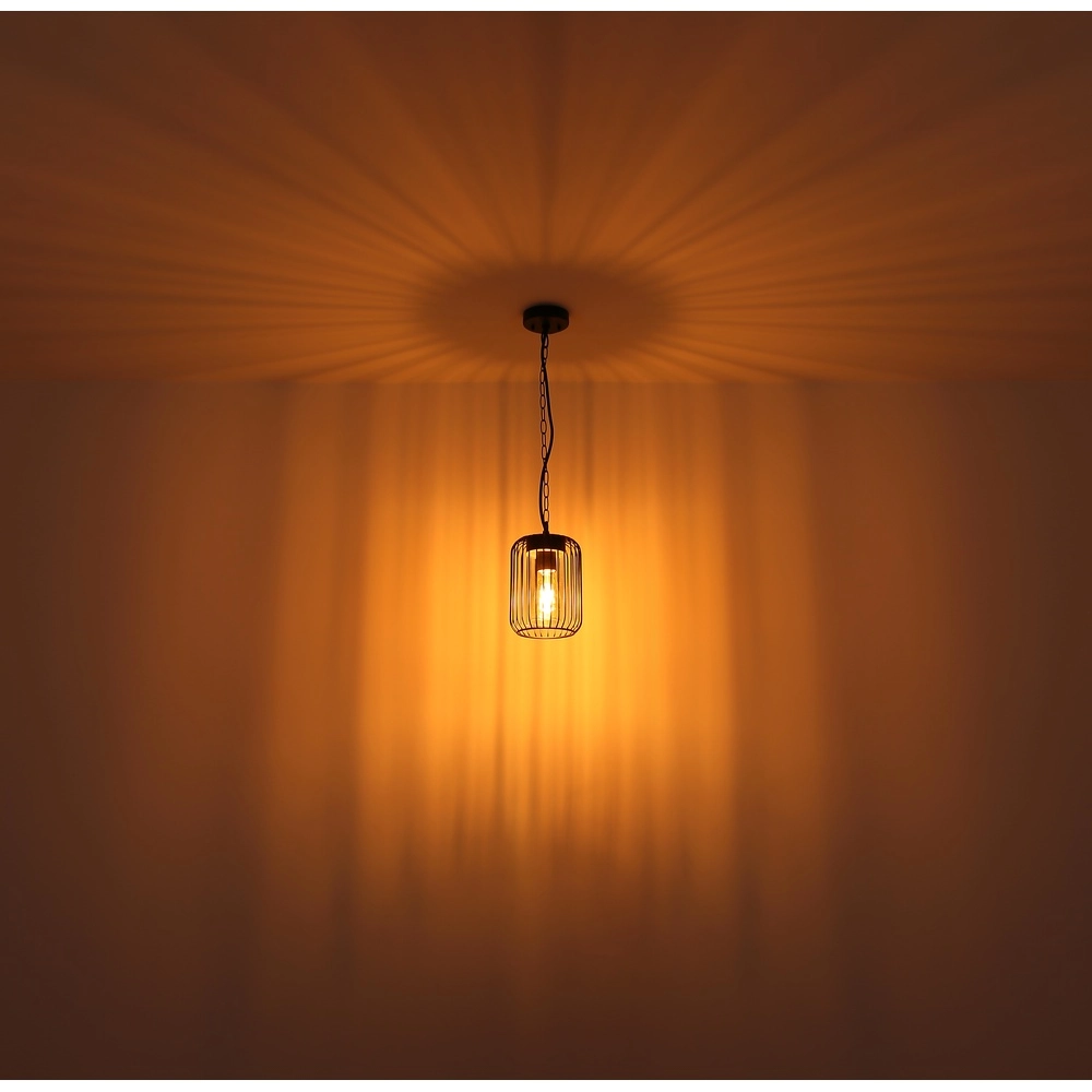 Pendant lamp Nina black for outdoors Globo 9007371435340