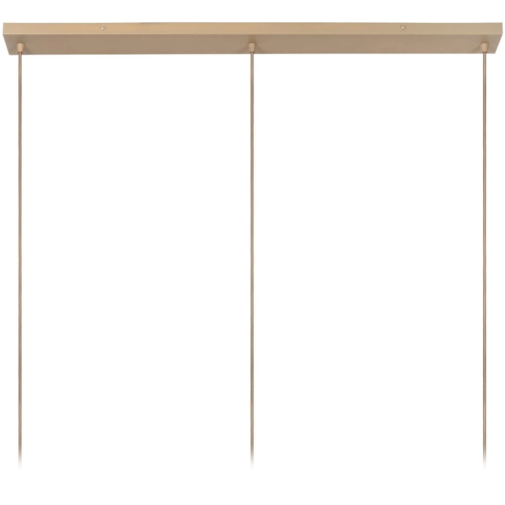3-light pendant lamp Esterel sand brown mini GU10 Lucide 5411212212337