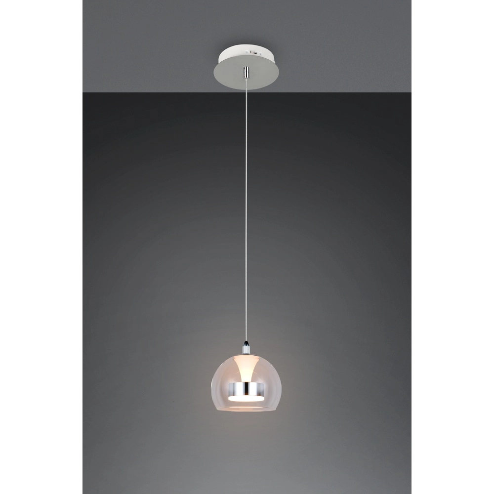 Pendant lamp Flynt only chrome Trio 4017807670981