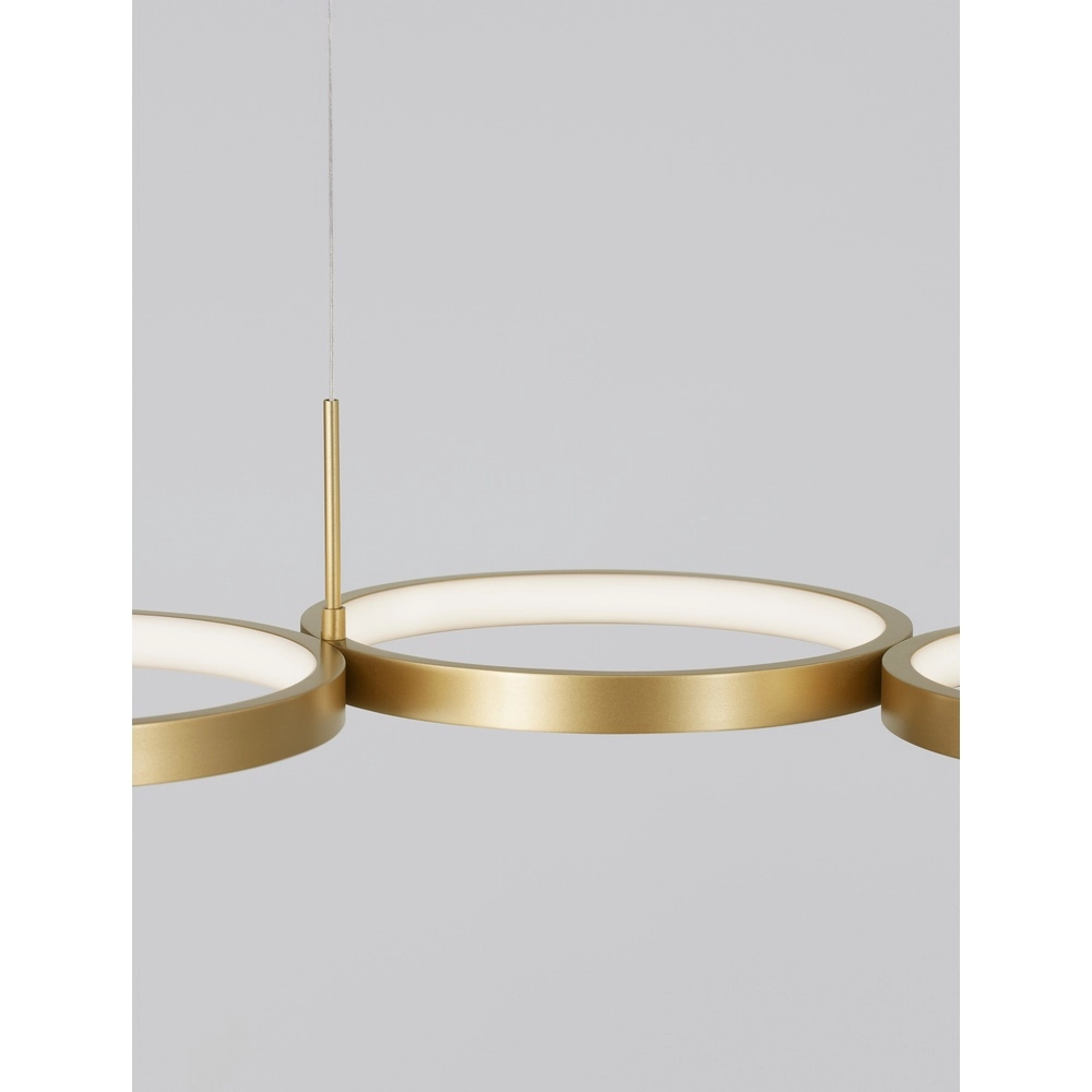 Modern pendant lamp Magnus gold 84cm Lyora 5212017433190