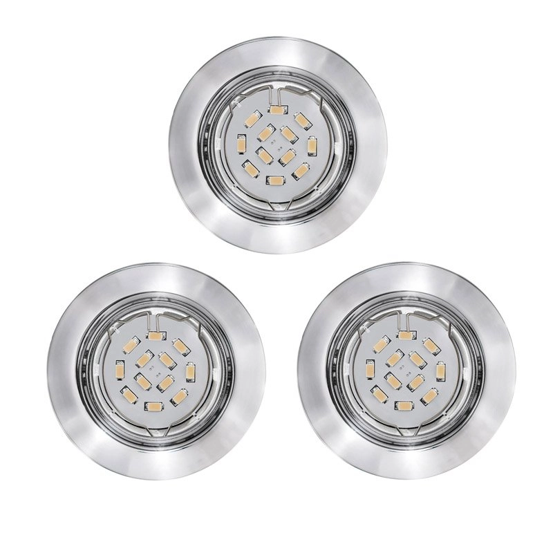 LED spot Peneto (3) 3x5w - 3000K - 8.7cm nickel matt