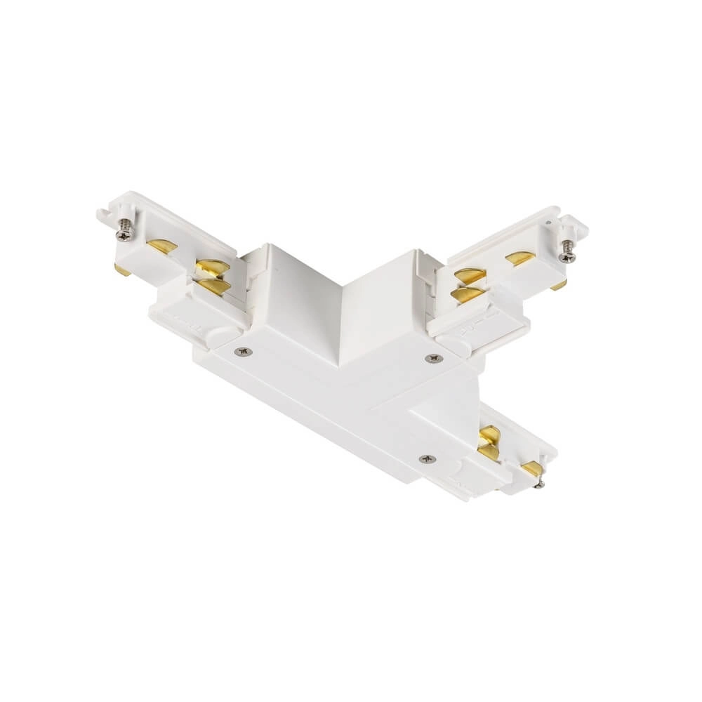 Adjustable S-Track T-connector left DALI white