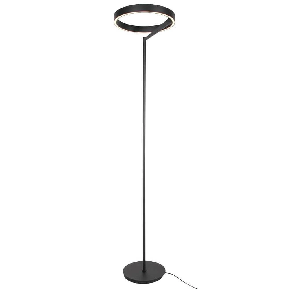 Modern floor lamp Mykty black Ø 40cm Steinhauer 8712746178173