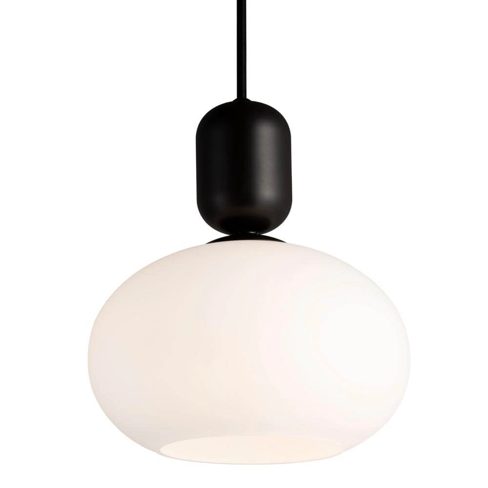 Pendant lamp Notti black and white Nordlux 5704924001789