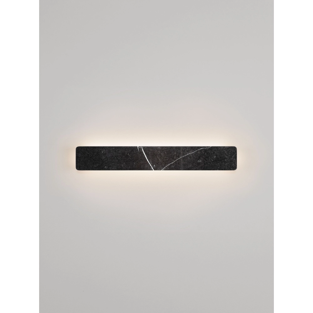 Sleek wall lamp Alyssa black marble Lyora 5212017495846