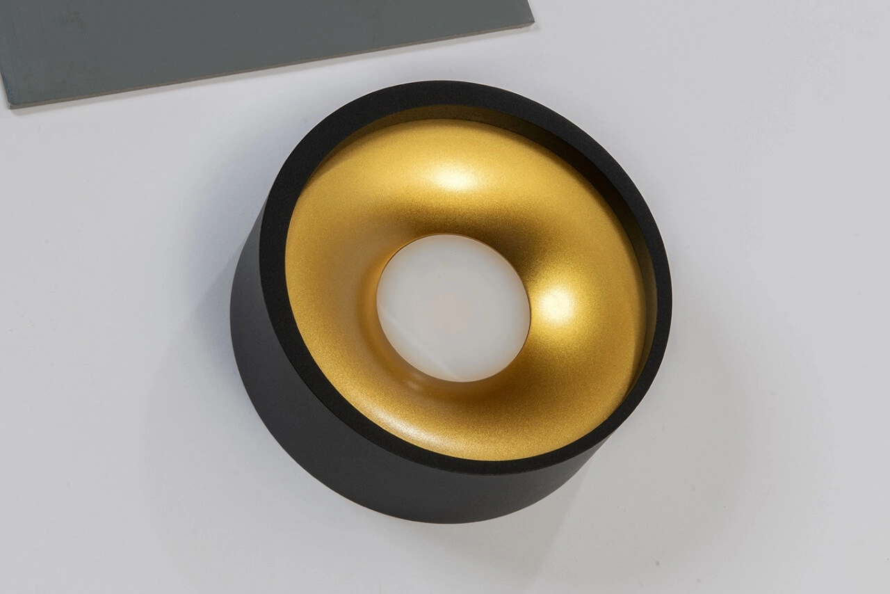 Led ceiling spot Orlando black gold Artdelight 8720701100039