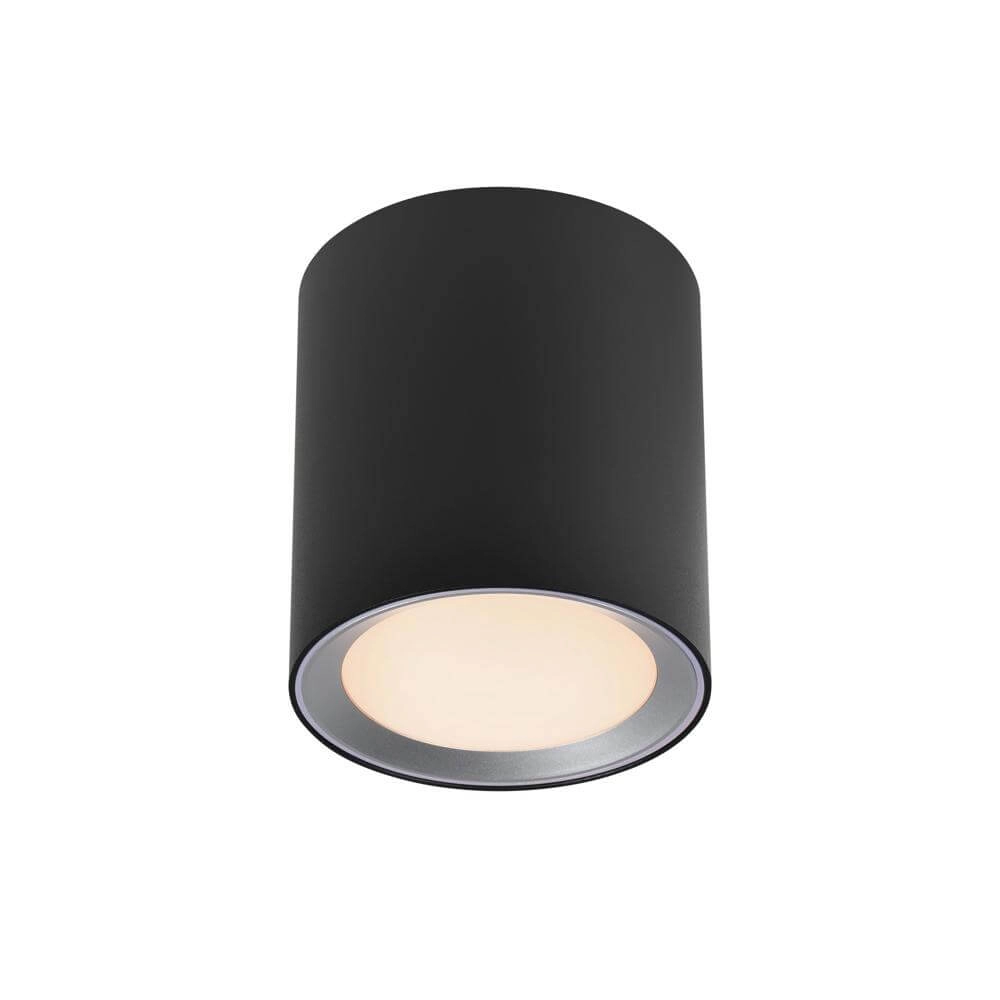 Black surface-mounted spotlight Landon 14cm Nordlux 5704924007330