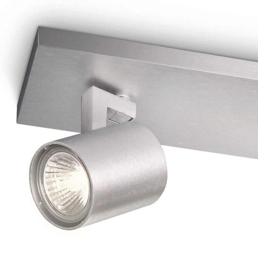 Ceiling spot My Living Runner 2-light metal gray Philips 8718291487951