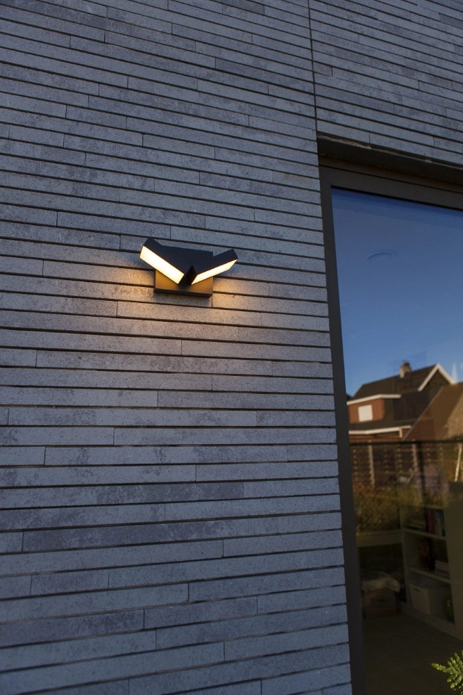 Unique wall lamp Twisto grey Lutec 6939412018157