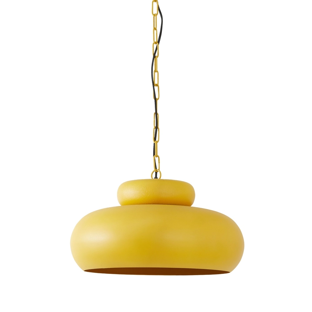 Pendant lamp Neiva Ø 46cm - ochre yellow - 1x E27