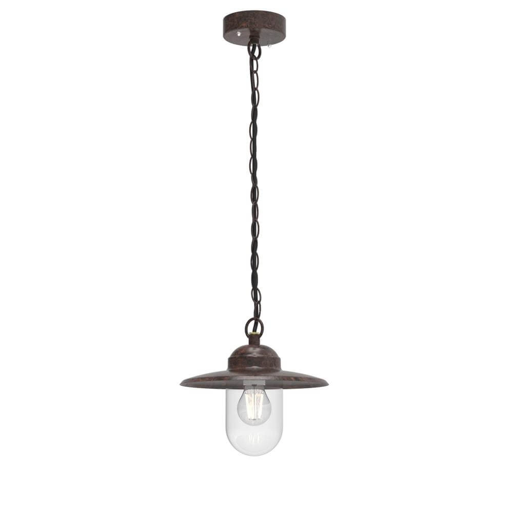 Wall lamp Luxembourg rusty brown coastal IP value