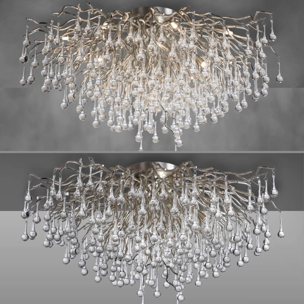 Chandelier Icicle metal 100cm Paul Neuhaus 4012248352113