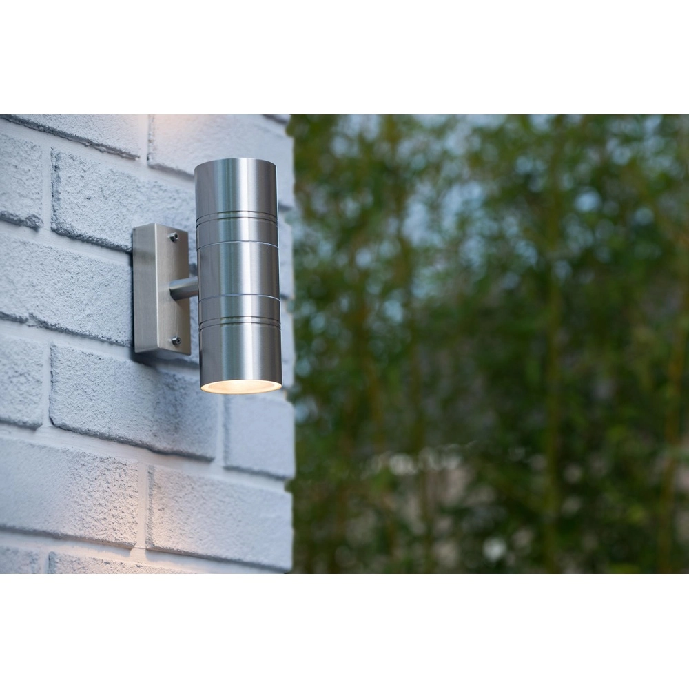 Wall spotlight Arne-Led Up and down chrome Lucide 5411212143976