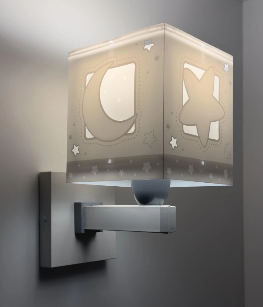 Gray wall lamp Moonlight for children's room Dalber 8420406632391