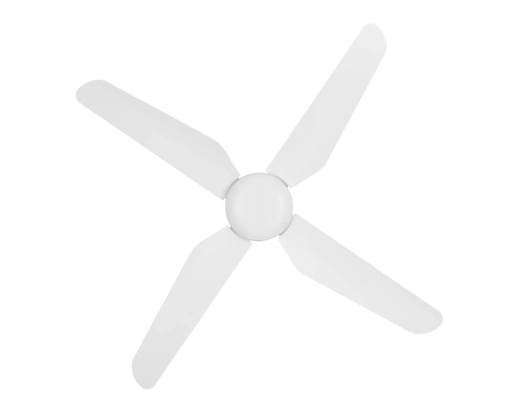 Ceiling fan with lamp Aria Led Ø 122cm white IP55 Beacon 9333509129813