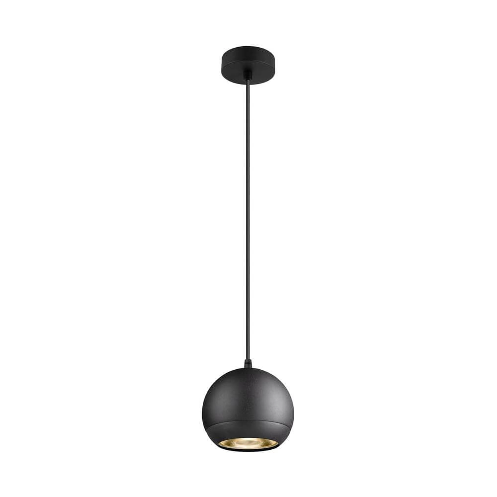 Sleek pendant lamp Light Eye 150 black Ø 15cm