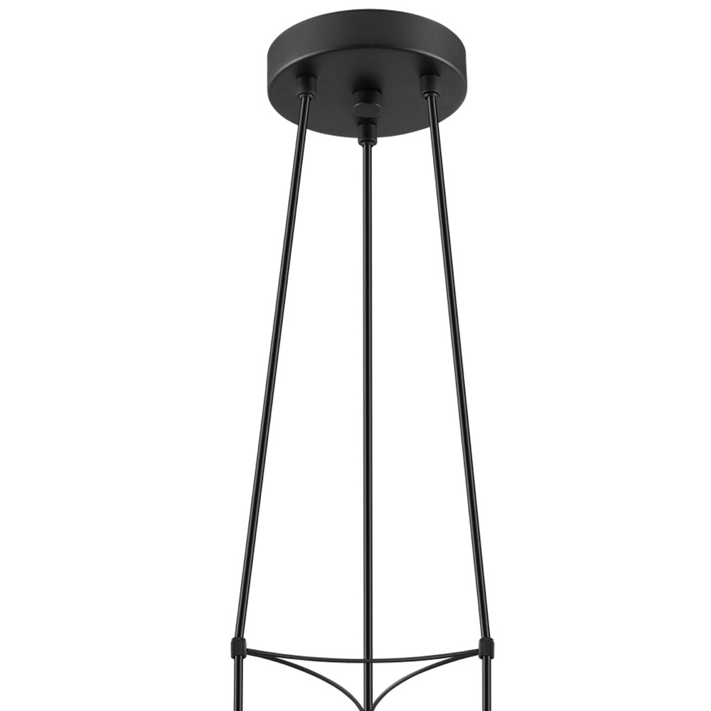 3-light pendant lamp Honeybourne Black Eglo 9002759431082