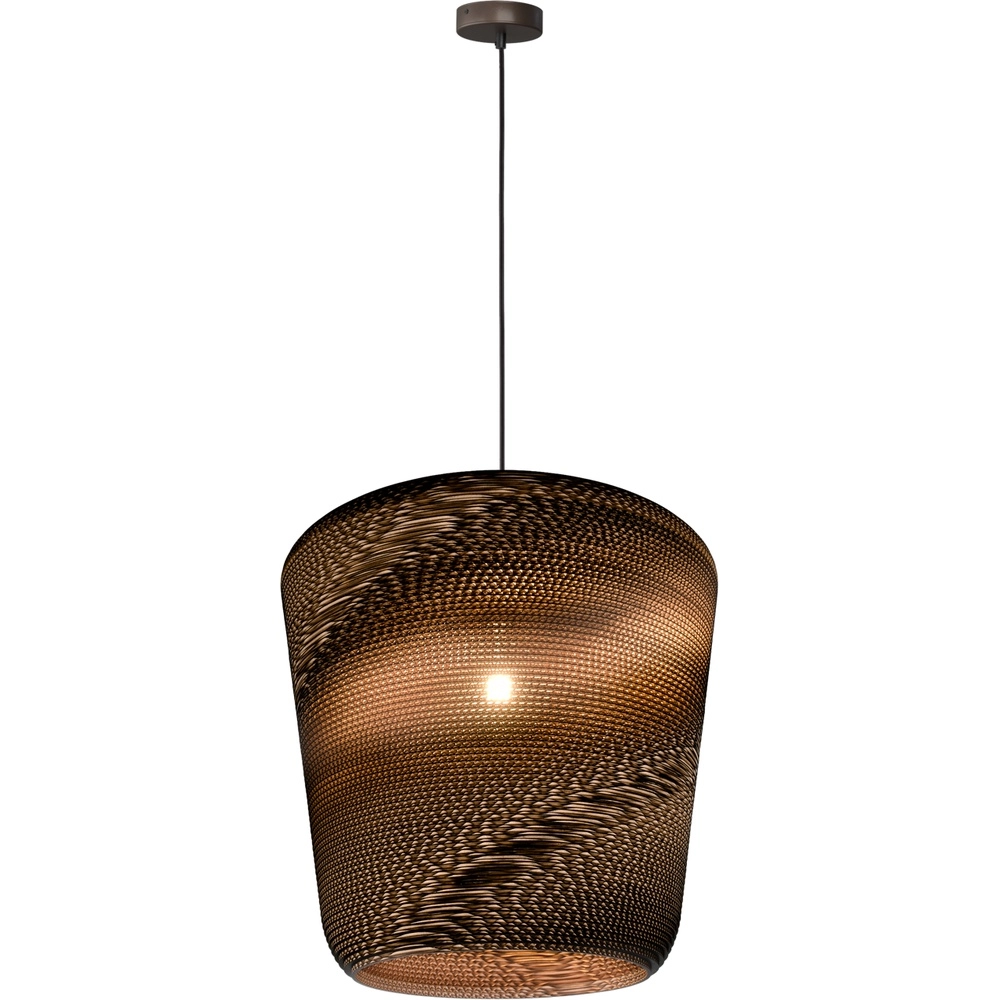 Cocoa pendant lamp Carta Moody Ø 54cm Think Paper shade