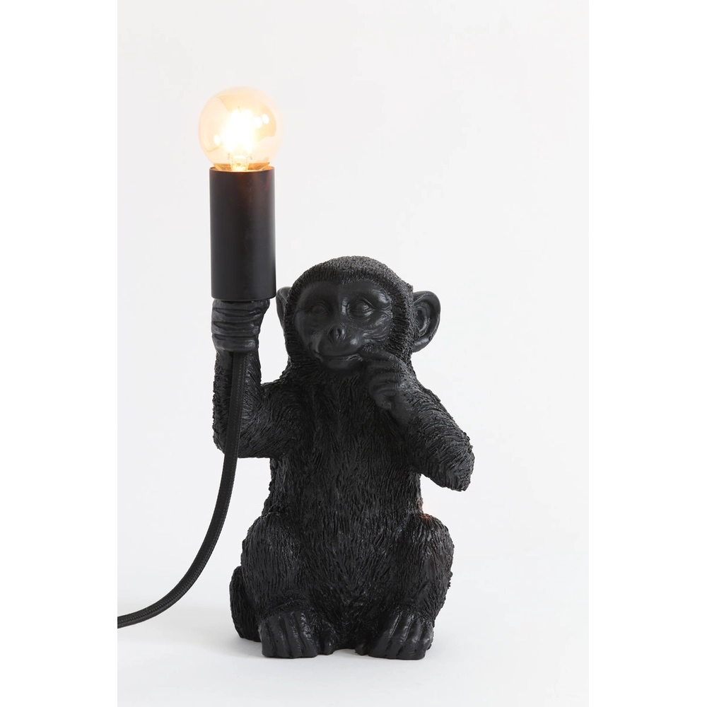 Table lamp monkey Monkey black 23.5cm Light & Living 8717807605384