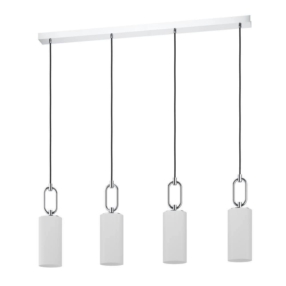 Modern hanging lamp Majana 4-light - glass