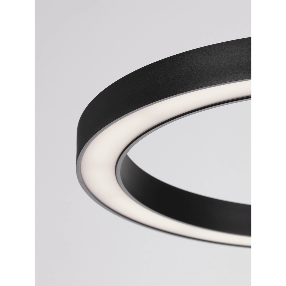 Oval pendant lamp Cuppe black Lyora 5212017438492