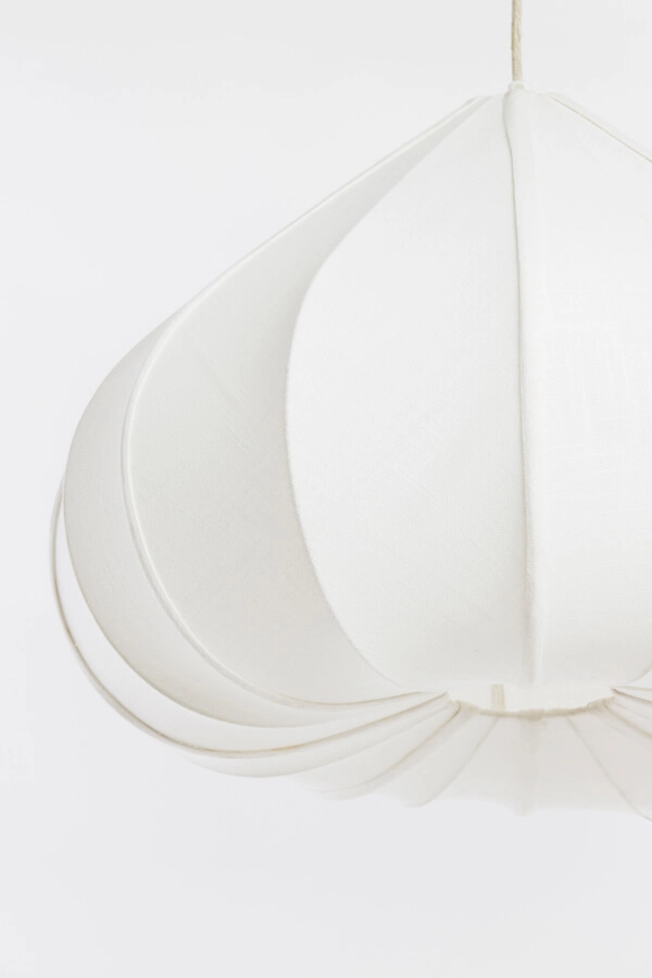White pendant lamp Zubeda Ø 58.5cm Light & Living 8717807706630