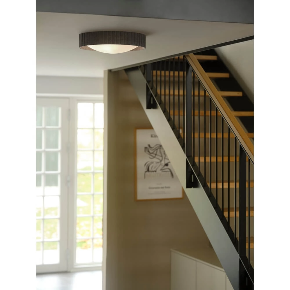 Ceiling lamp Corato grey felt Ø 42cm Nordlux 5704924024580