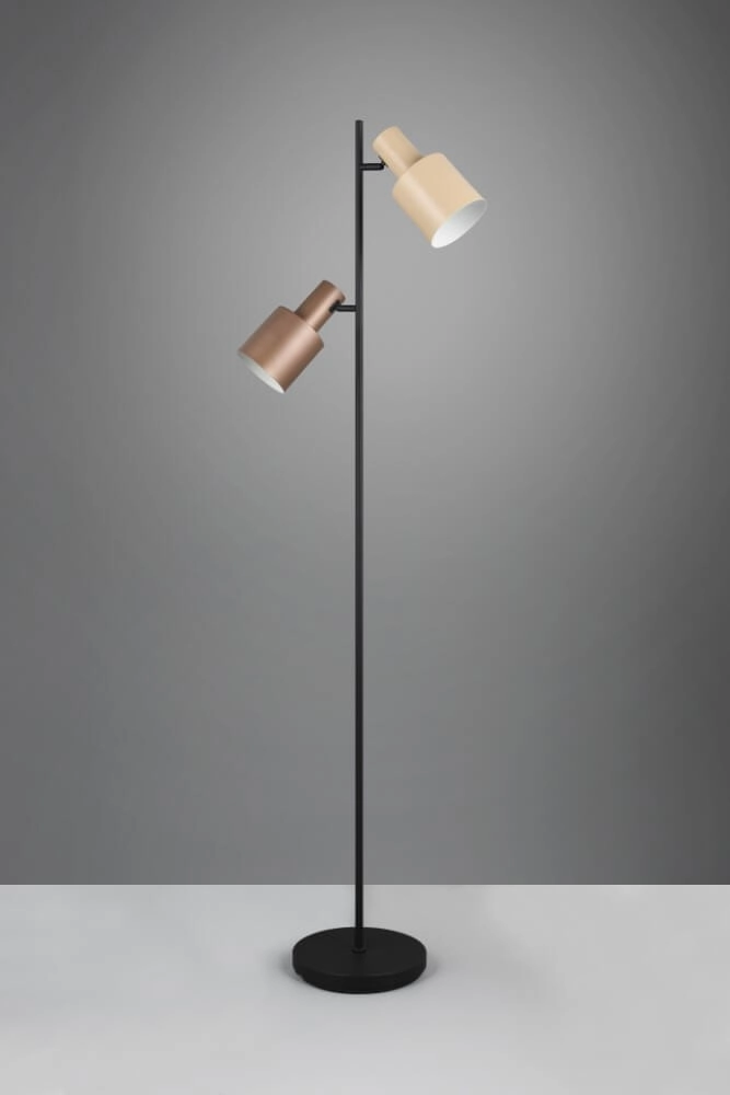 Reading lamp Agudo sand and copper Trio 4017807613827