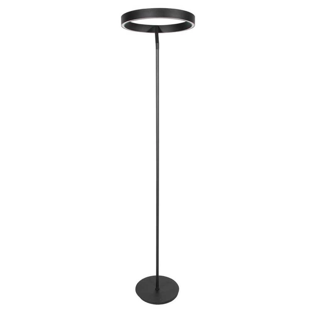 Modern floor lamp Mykty black Ø 40cm Steinhauer 8712746178173