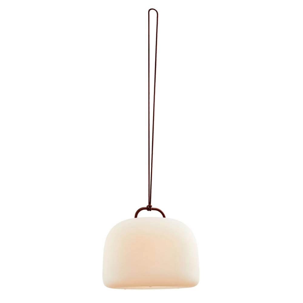 Table lamp Kettle To-Go rechargeable white with red Ø 36cm Nordlux 5704924012884