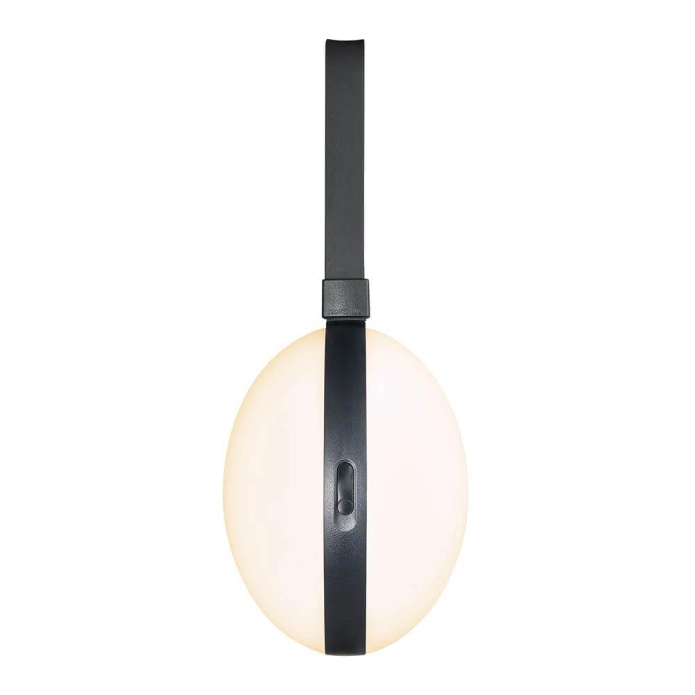 Sleek table lamp Bring To-Go black Ø 16cm Nordlux 5704924010552