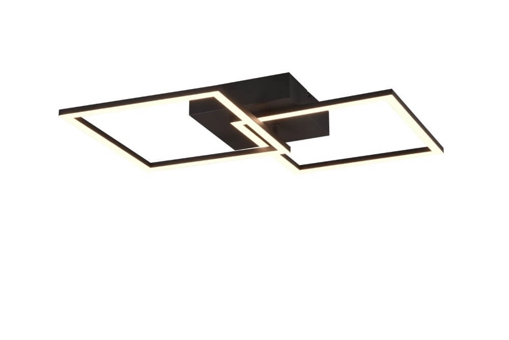 Designer ceiling lamp Trail black Trio 4017807577112