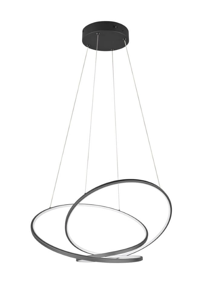 Vide pendant lamp Darvin black - 75cm Trio 4017807616057