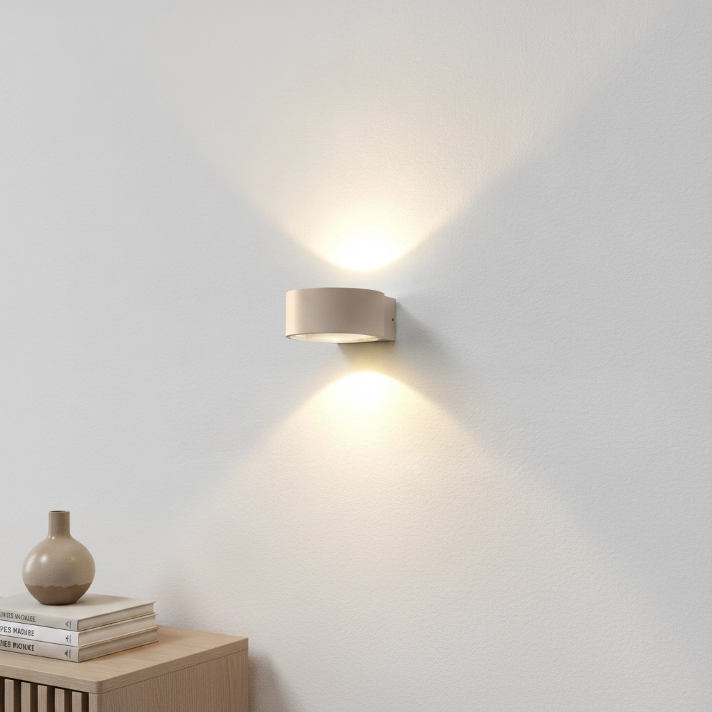 Unique wall lamp Hudson champagne
