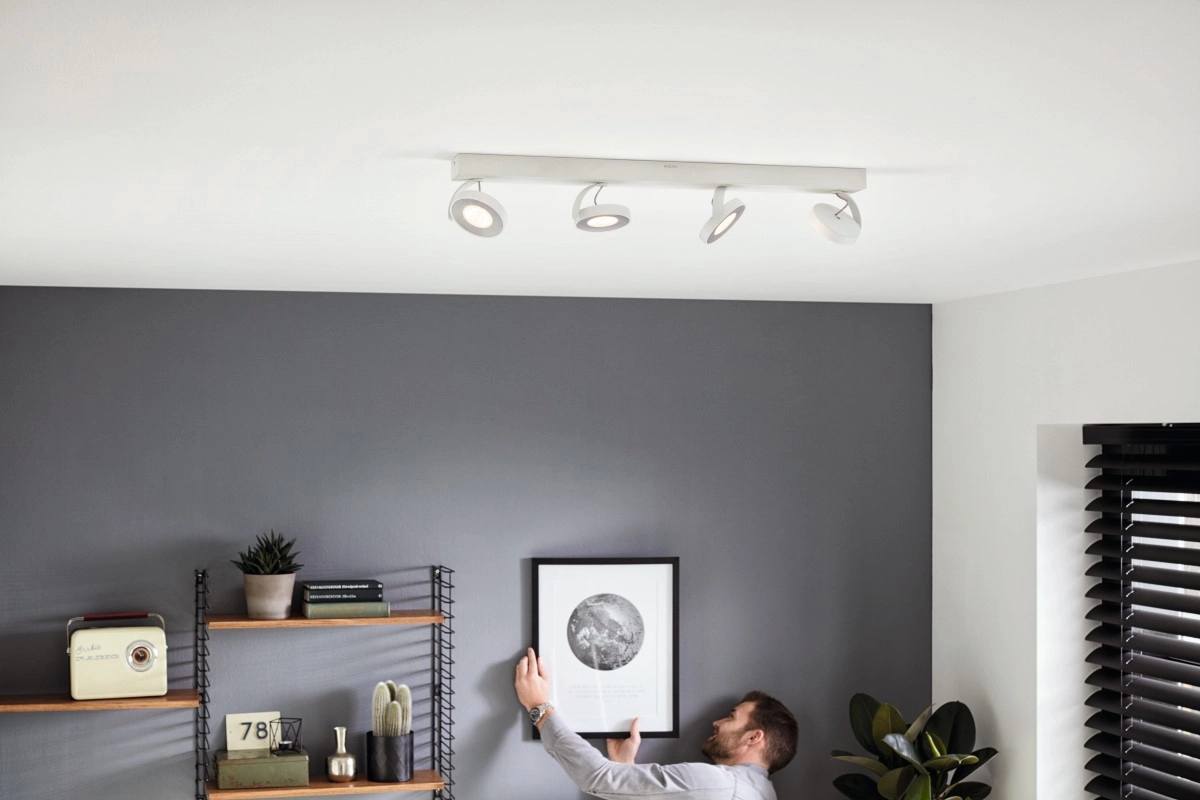 spotlight Clockwork 4-light white Philips 8718696154526