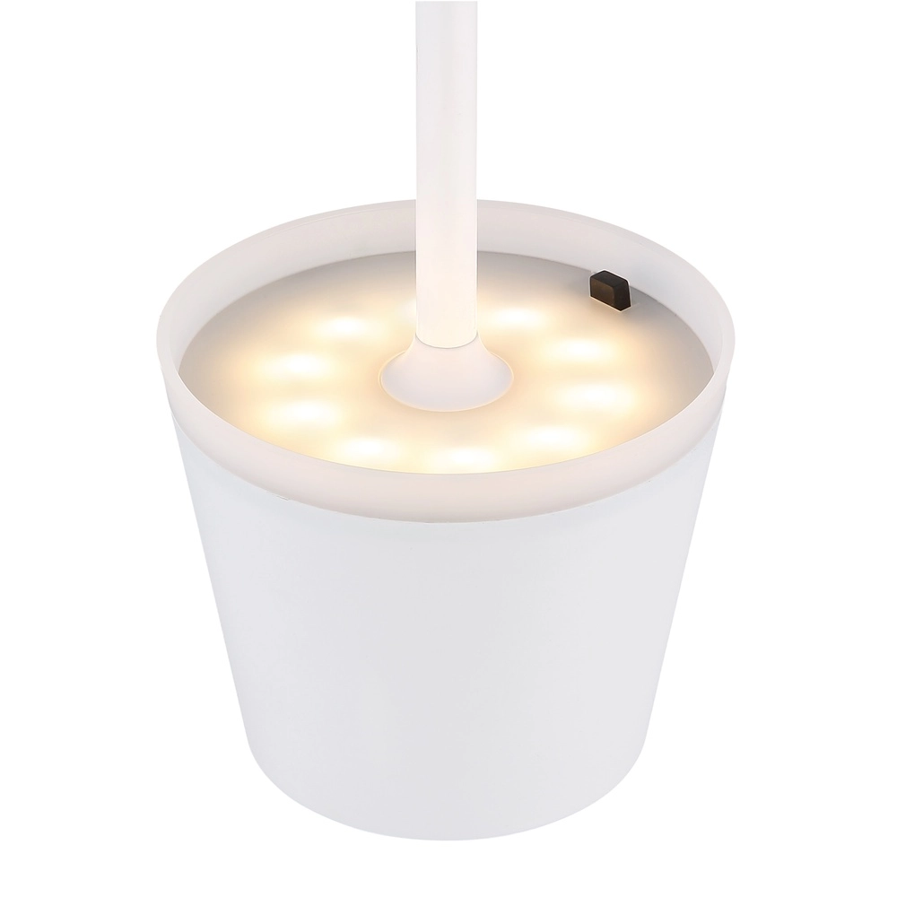 Solar table lamp Vannieso white Globo 9007371449699