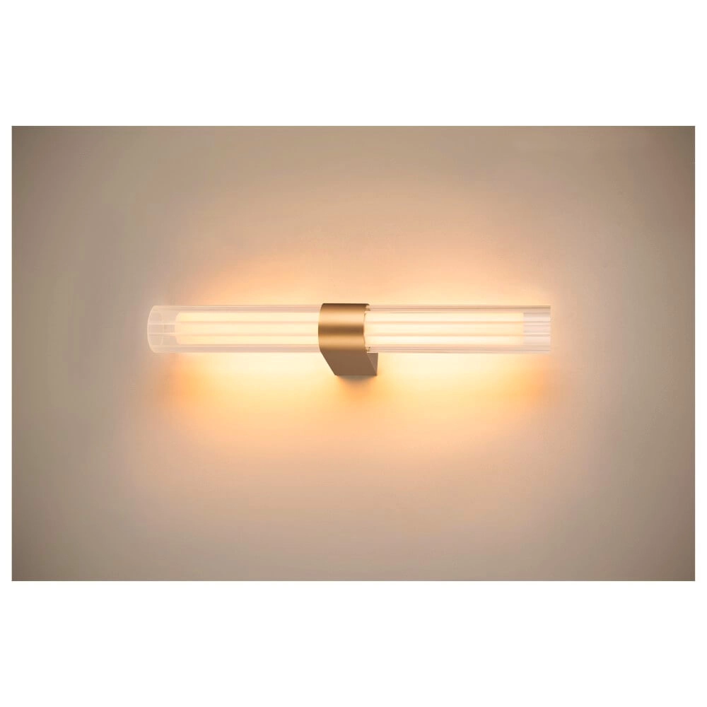 Bathroom wall lamp Lygant Double brass SLV 4024163280655