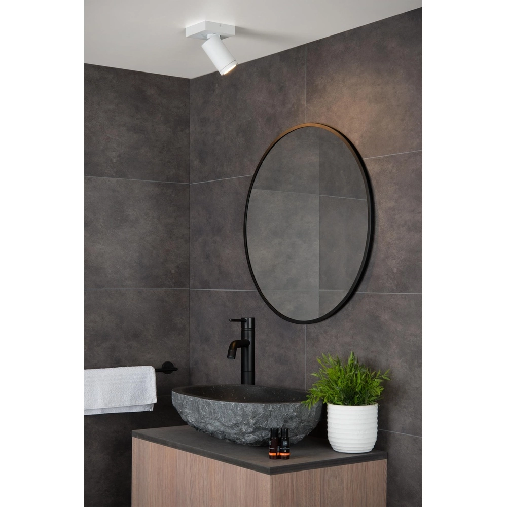 Ceiling spotlight Taylor IP44 white only Lucide 5411212092625
