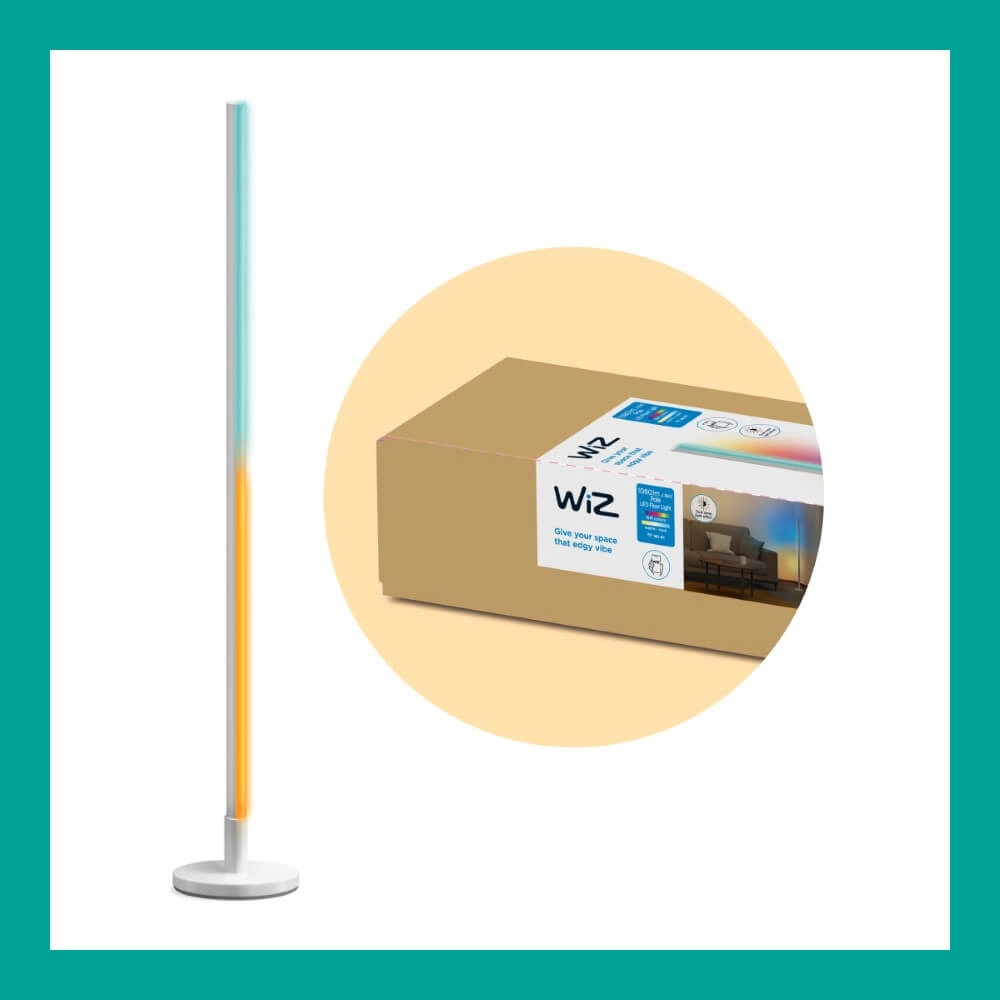 Adjustable floor lamp Pole WiZ 8719514554375
