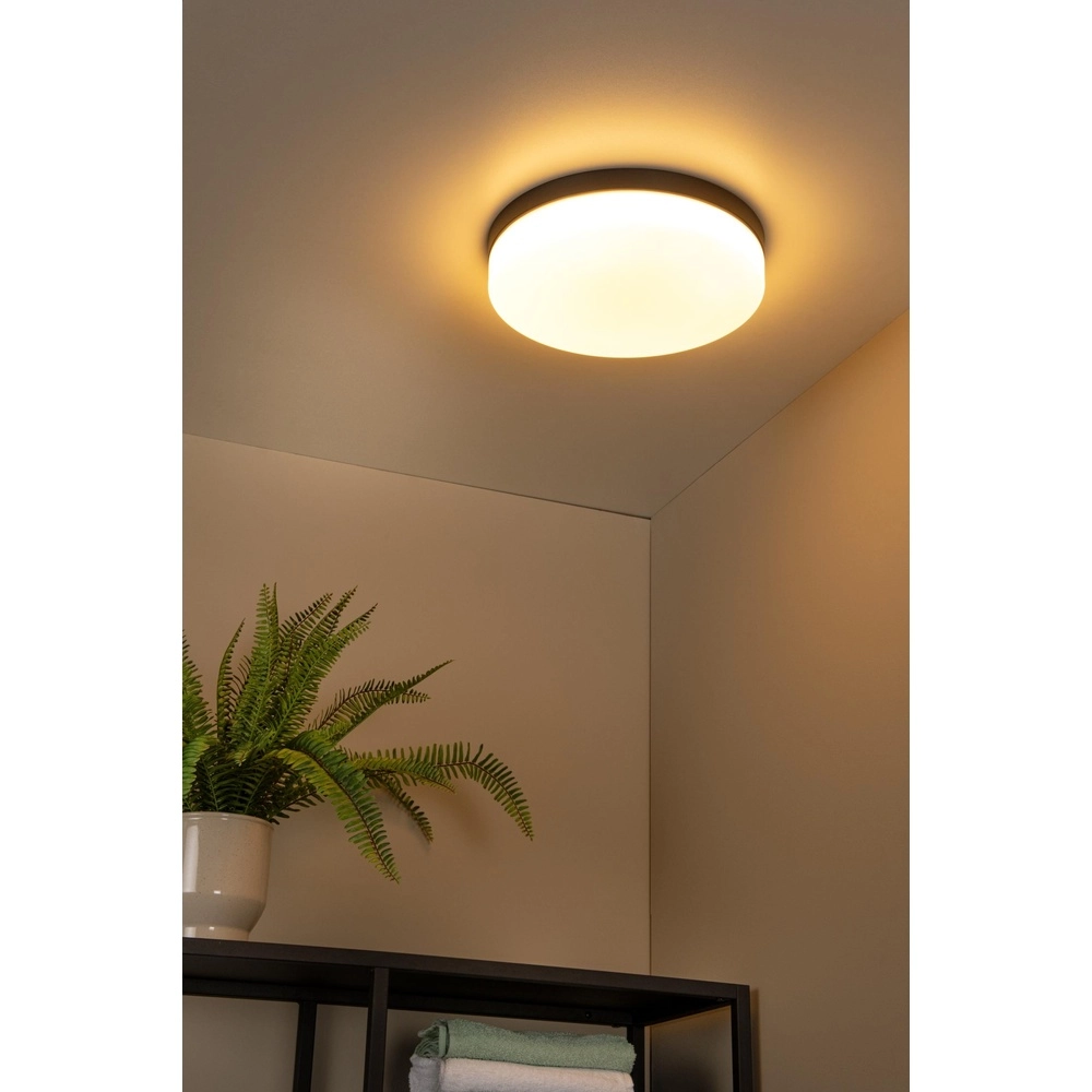 Ceiling light Biskit Ø 34.5cm - IP44 black